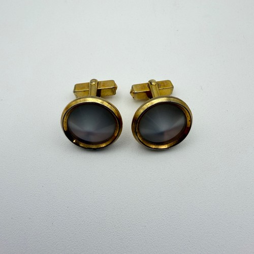 Anson cufflinks mens gold - anson, tone