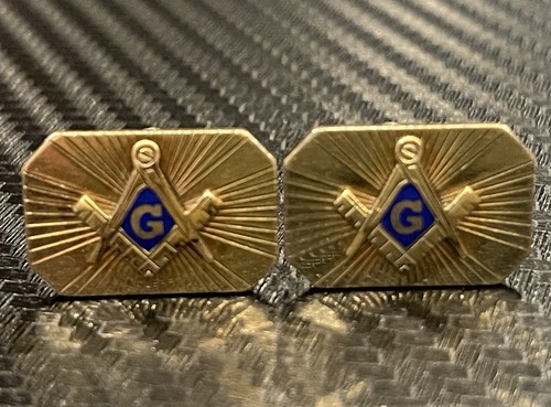 Anson masonic cufflinks square - anson,
