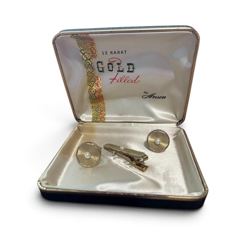 Vintage men cufflinks - 12k, gf